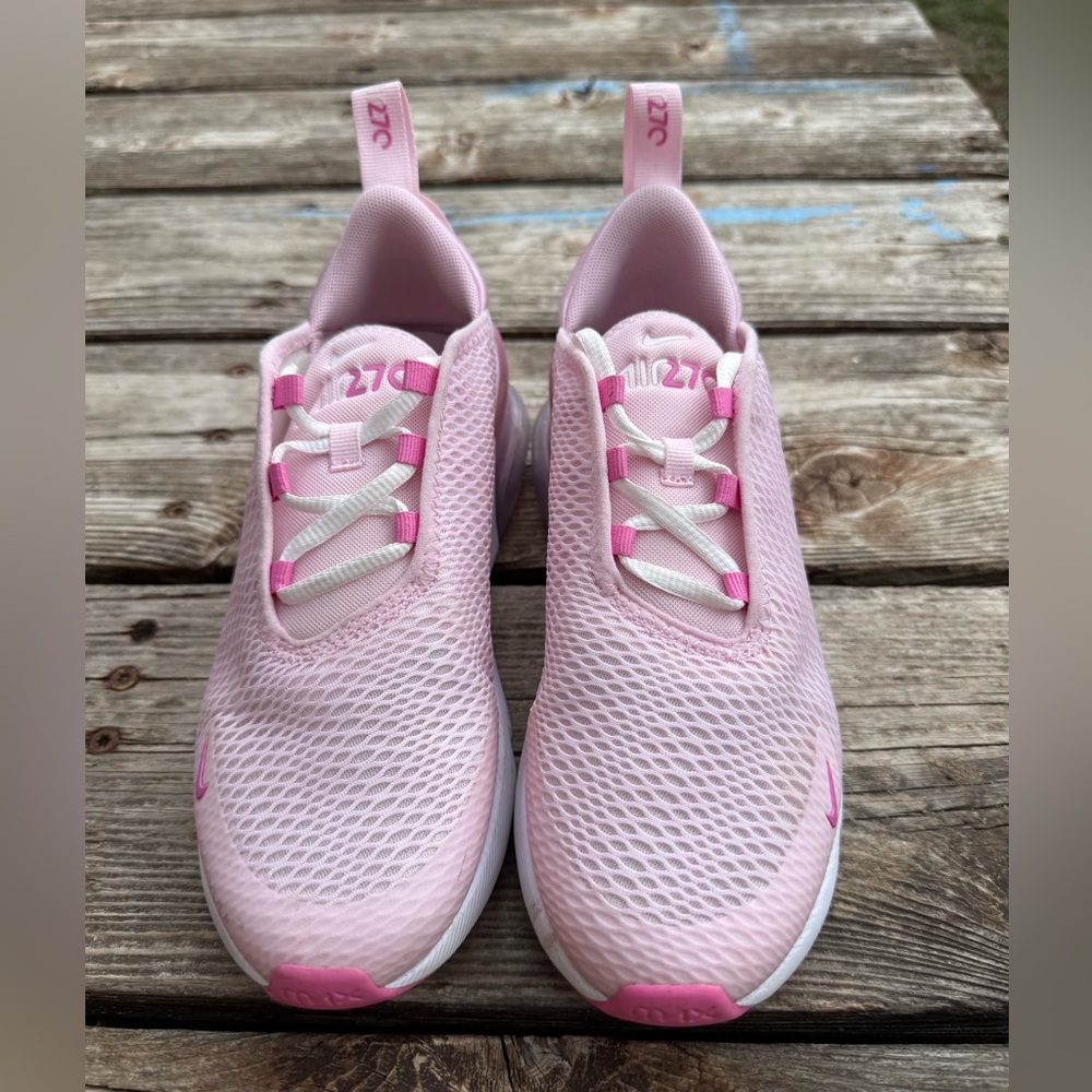 Nike Air Max 270 Casual Sneakers Size 3Y In Color Pink